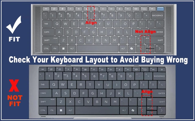 Alt view image 2 of 7 - Keyboard Cover for 14" HP OmniBook Ultra 14-fh 14-fd/OmniBook 3 14-hu 14-hy/hw Series 14t-fh000 14-fh0047nr 14-fd0087nr 14-hu0026nr 14-hy0017n 14-hw0027nr(Not Fit OmniBook 14-fm/fk/ka/ha/kb/kc/kd/kg)