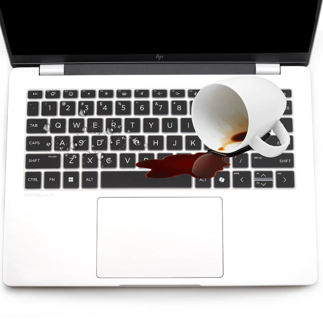 Alt view image 7 of 7 - Keyboard Cover for 14" HP OmniBook Ultra 14-fh 14-fd/OmniBook 3 14-hu 14-hy/hw Series 14t-fh000 14-fh0047nr 14-fd0087nr 14-hu0026nr 14-hy0017n 14-hw0027nr(Not Fit OmniBook 14-fm/fk/ka/ha/kb/kc/kd/kg)