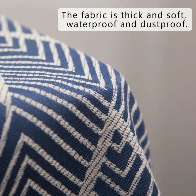 Alt view image 7 of 7 - Waterproof Keyboard Cover - Soft Thick & Durable - Geometric Pattern - Universal Fit for 61/76/88-Key Digital Piano Keyboards - Stylish Home/Studio Protector, Adjustable Side Zippers
