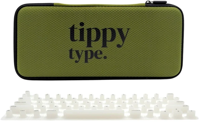 Main image of Raised Laptop Keyboard Cover for Long Nails (Milky White) | Made to Fit MacBook Neo, Pro 13/15" (2016+), Pro 14/16" (2021+), Air 13" (2020+), Air 15" (2023+), 13" iPad & Magic Keyboard