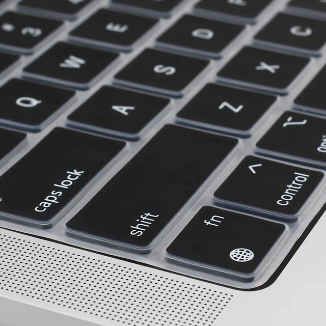 Alt view image 7 of 7 - Keyboard Cover Skin for MacBook Air 13/15 Inch M5 M4, Black | US Enter, Ultra Thin (0.26 mm), Silicone Protective Skin, Easy to Apply, Washable & Reusable, Dust-proof, Precision Molded