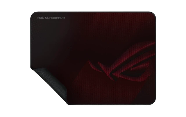 Alt view image 6 of 6 - ROG Scabbard II Gaming Mouse Pad 14.2 x 10.2 (Medium Size), Smooth Glide Surface, Water/Oil/Dust-Resistant, Anti-Fray Edges, Non-Slip Base - Black