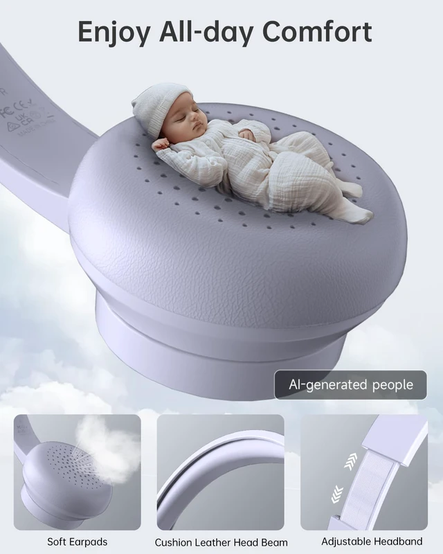 Alt view image 5 of 7 - USB Headset with Microphone for PC, Noise-Canceling Mic, USB-A | Noise-Canceling Mic, USB-A Plug & Play, Comfortable On-Ear Design, Ideal for Teams, Skype & Online Classes