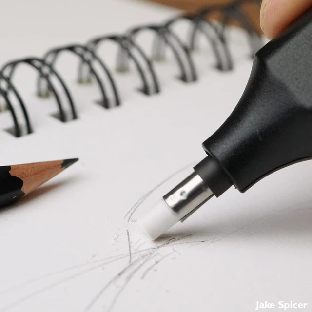 Alt view image 2 of 4 - Battery Operated Eraser, Artist Tool, Drawing, Art Supplies (2301931)