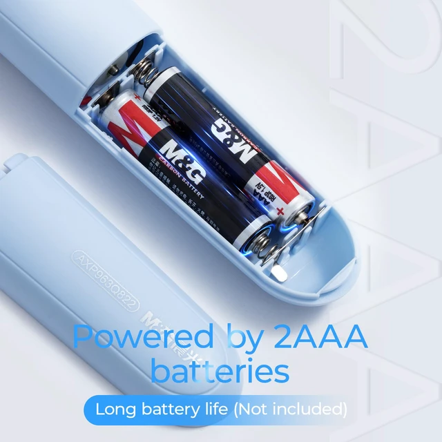 Alt view image 5 of 7 - Electric Eraser for Artists, Rechargeable 60 Eraser Refills, Automatic Portable Plastic Pen, Requires 2 AAA Batteries (Not Included), Battery Operated for Drafting, Sketching, Painting (Blue)