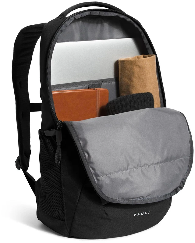 Alt view image 4 of 7 - Vault Everyday Laptop Backpack, TNF Black-NPF, One Size | Commuter Travel Bag, Water-Repellent Finish, Spacious Compartment