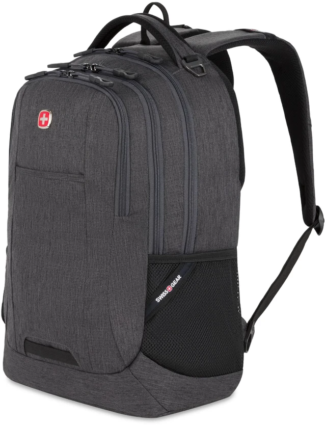 Main image of 5505 Cecil 16 Laptop Backpack Charcoal Daily Laptop Bag with Gear Attachment Options Multiple Organizer Pockets & Padded Shoulder Straps