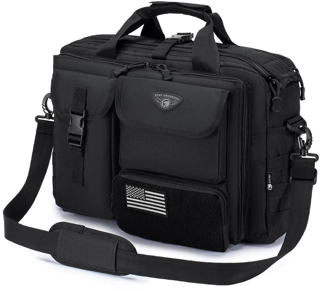 Main image of Tactical Messenger Bag, Tactical Briefcase for Man Military Laptop Bag 15.6/17.3 Inch Messenger Shoulder Bag