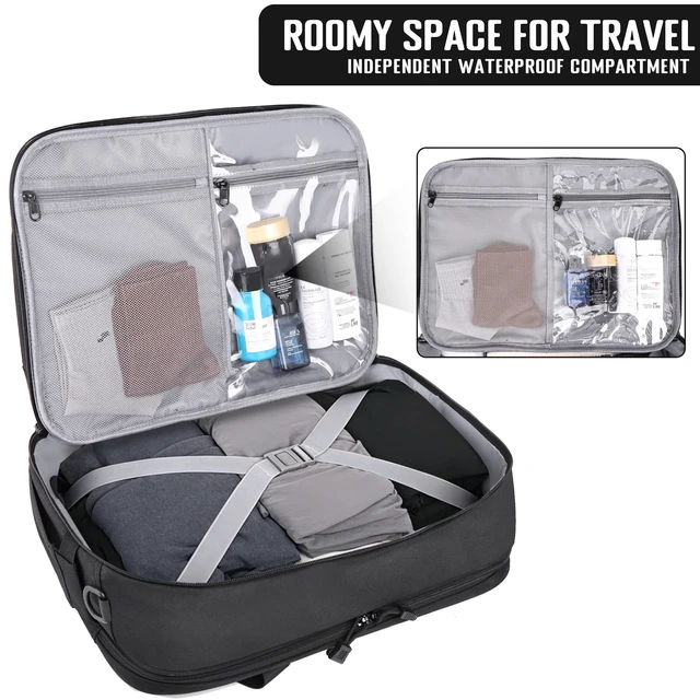 Alt view image 4 of 7 - Large Computer Bag 17.3 Inch Laptop Bags Tactical Brief Laptop Case | YKK-Zipper Waterproof Carry on Messenger Bag for Travel Work Office Business Overnight