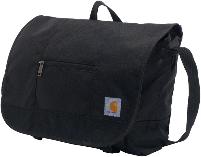 Main image of Ripstop 15L Crossbody Messenger Bag Black | Messenger Bag, Durable Water-Resistant Messenger Work Bag, Ripstop
