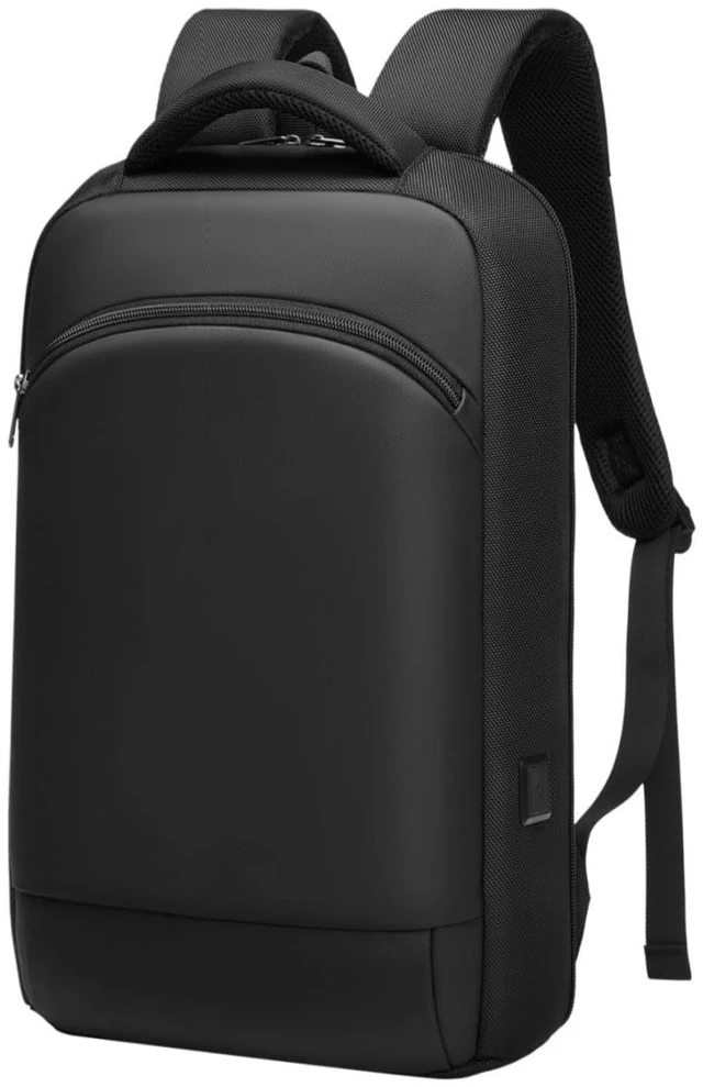 Main image of Slim Laptop Backpack for Men 15.6 inch Men's Computer Backpacks Small Travel Backpack Lightweight Waterproof Anti Theft Business Carry on Bag with USB Charging Port for Work Office College