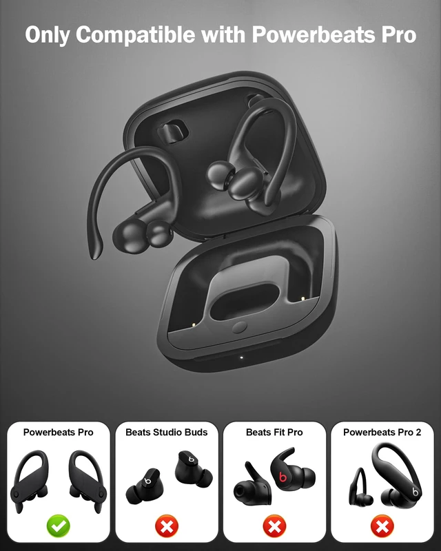 Alt view image 6 of 7 - Charging Case Replacement for Powerbeats Pro: Beats Earbuds Charger Case with Bluetooth Pairing Sync Button, 700mAh Battery, Earbuds Not Included