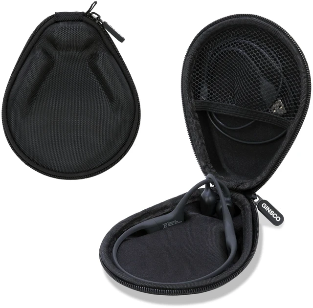 Main image of Universal Bone Conduction Headphone Case Compatible with SHOKZ New OpenRun Pro 2/Pro 2 Mini/OpenRun/OpenSwim Open-Ear Sport Headphones, Compatible with Raycon/CXK/Ogogrs/MRYTKY etc (Black)