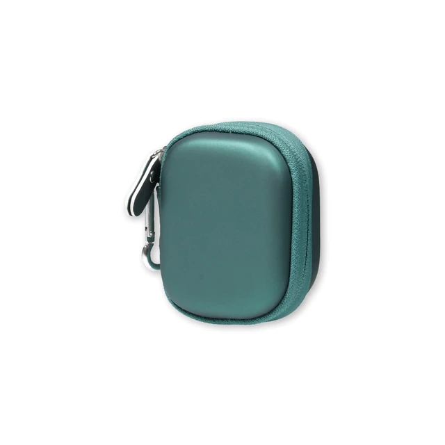 Alt view image 2 of 5 - Case for TAGRY X08 Bluetooth Headphones True Wireless Earbuds 60H, mesh Pocket for Charge Cable (Green)