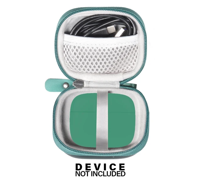 Alt view image 3 of 5 - Case for TAGRY X08 Bluetooth Headphones True Wireless Earbuds 60H, mesh Pocket for Charge Cable (Green)
