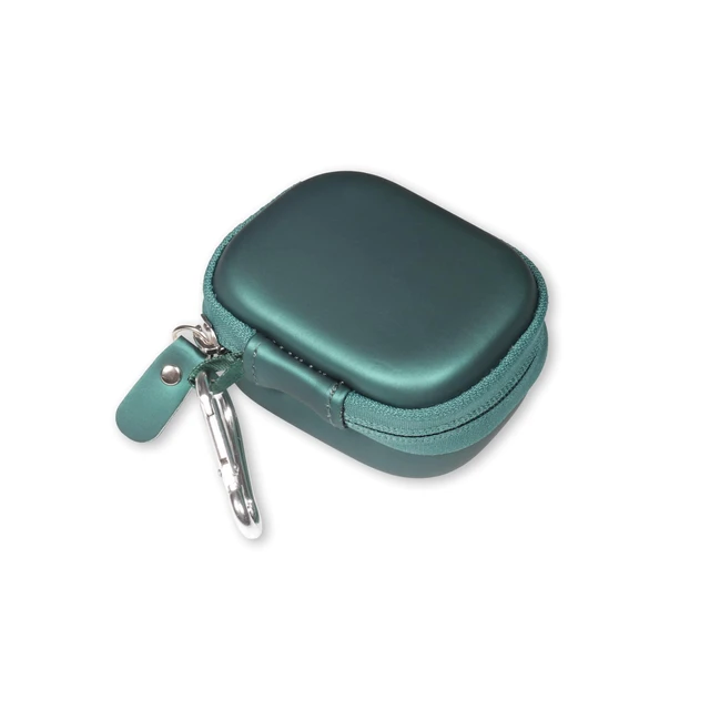 Alt view image 5 of 5 - Case for TAGRY X08 Bluetooth Headphones True Wireless Earbuds 60H, mesh Pocket for Charge Cable (Green)