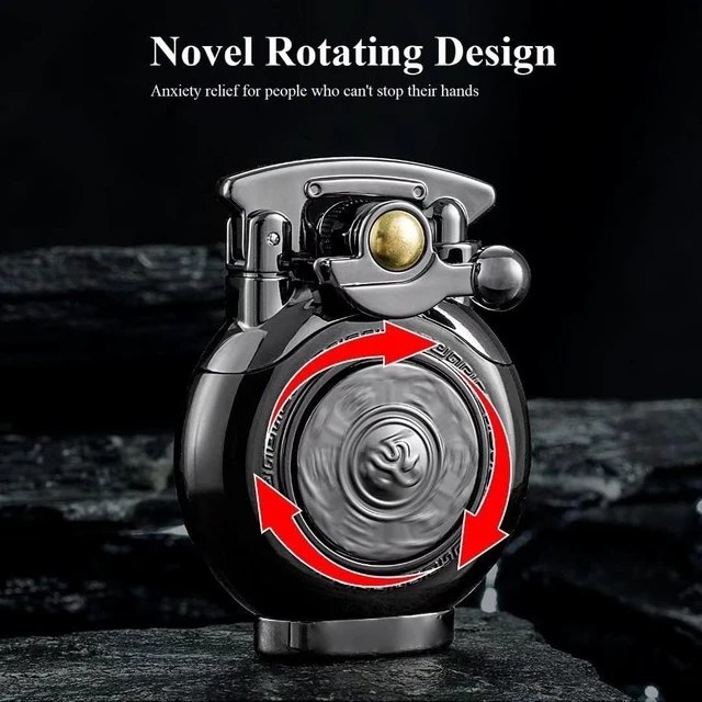 Alt view image 3 of 6 - Vintage lighters, Reusable Trench Cool lighters, Suitable for Birthday Gifts for Men's Fathers and Husbands (Free of Butane Gas)