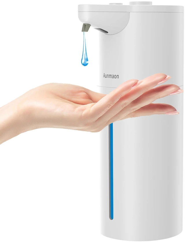 Main image of Automatic Soap Dispenser Touchless, Modern, Kitchen & Bathroom, Hands-Free, Adjustable Volume, Long Battery Life, Compatible with Thick & Thin Soap, Easy for Toddlers, Clog-Free, White