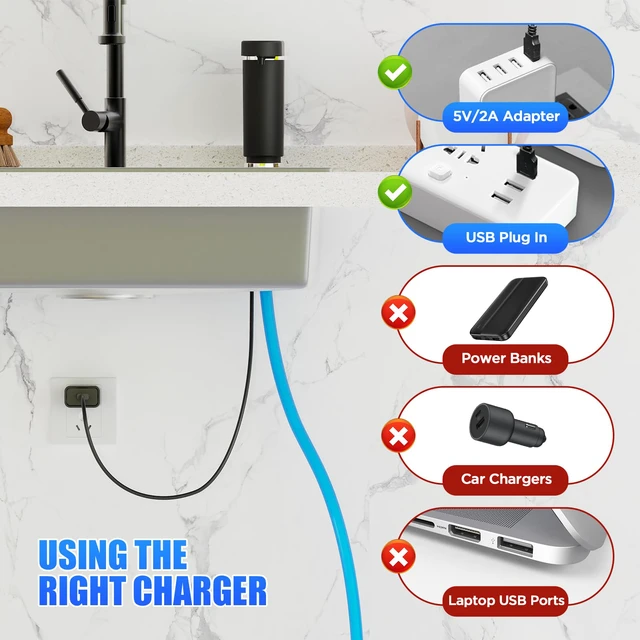 Alt view image 6 of 7 - Touch-Free Automatic Dish Soap Dispenser for Kitchen Sink | Plug-in Electric Sink Soap Pump,Leak-Proof Universal Fit with 35" No-Spill Tube Kit, Easy Install Sleek for kitchen& bathroom