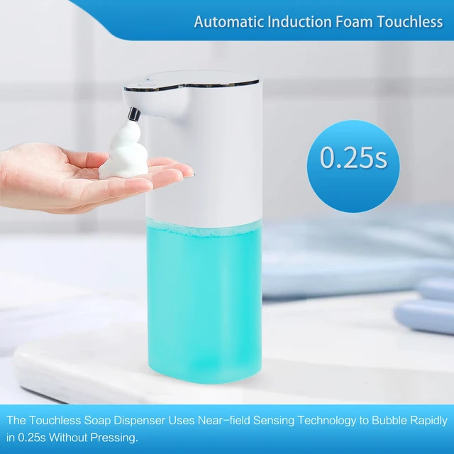 Alt view image 2 of 7 - P9 Advanced Automatic Rechargeable, Touchless,Sensor Foaming Soap Dispenser for Kitchen & Bathroom, Foam Dish Soap DispenserSupport Countertop and Wall Mounted