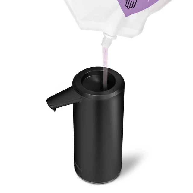 Alt view image 6 of 7 - 9 oz. Touch-Free Rechargeable Sensor Liquid Soap Pump Dispenser, Matte Black