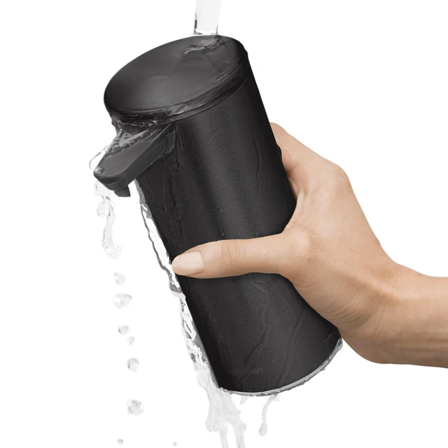 Alt view image 7 of 7 - 9 oz. Touch-Free Rechargeable Sensor Liquid Soap Pump Dispenser, Matte Black