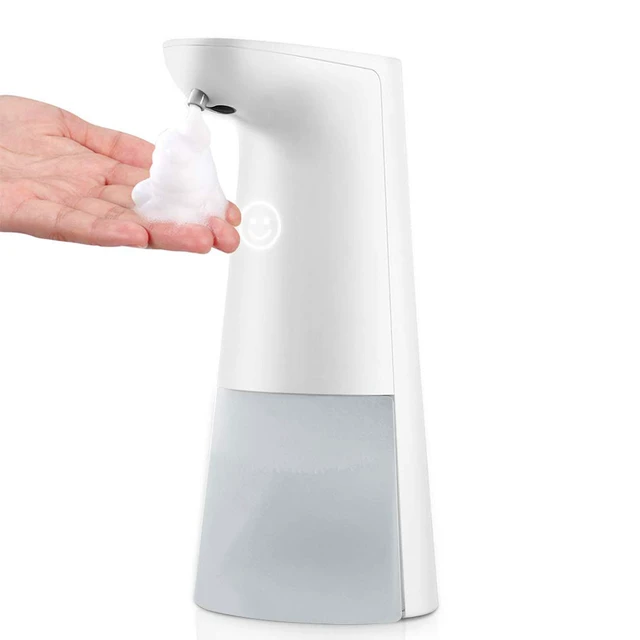 Alt view image 7 of 7 - Automatic Hands Free Foaming Soap Dispenser, 240ml Countertop Touchless Soap Pump for Bathroom Kitchen Xmas Gift