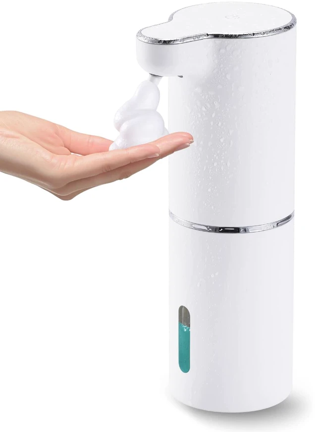 Main image of Soap Dispenser, Automatic Foaming Hand Soap Dispenser Touchless Rechargeable Bathroom Countertop Soap Pump for Kids Xmas Gift 300ml