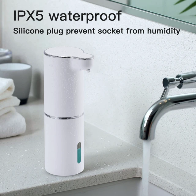 Alt view image 6 of 7 - Soap Dispenser, Automatic Foaming Hand Soap Dispenser Touchless Rechargeable Bathroom Countertop Soap Pump for Kids Xmas Gift 300ml