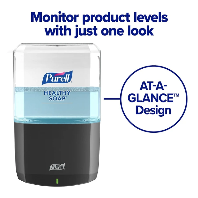 Alt view image 5 of 7 - ES8 Automatic Soap Dispenser Graphite, 1200 mL - 7734-01
