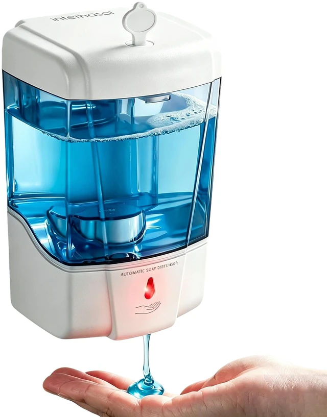 Main image of ! Automatic Soap Dispenser Wall Mount 20oz Refillable Liquid Hand Sanitizer Dispenser Commercial Soap Dispenser for Bathroom Support Liquid Gel