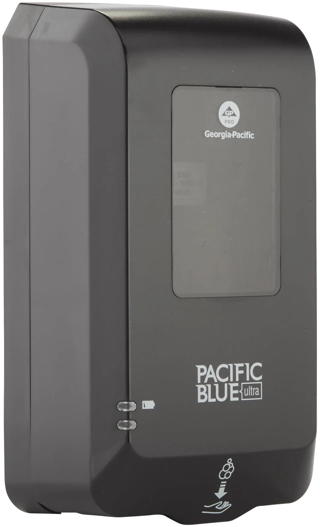 Main image of (53590) Pacific Blue Ultra Automated Soap Dispenser, Black, Wall Mounted, Easy To Install & Maintain, Batteries Included