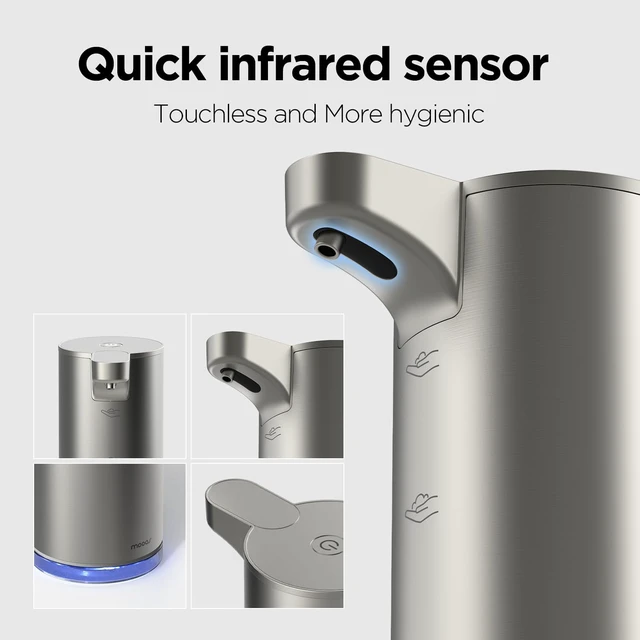 Alt view image 3 of 7 - Pure and Clean Foaming Dispenser, Automatic, Rechargeable(Ivory)