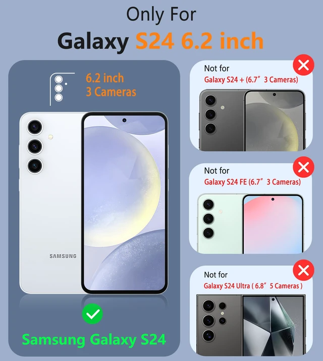 Alt view image 2 of 7 - for Samsung Galaxy S24 Case: Dual Layer Non Slip Cover Burgundy | 14FT Military Grade Shockproof Protective Drop Protection, Matte Textured Cell Phone Cases, for Daily Use, Burgundy