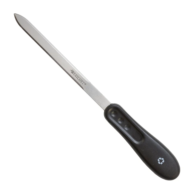 Alt view image 2 of 5 - KleenEarth Recycled Letter Opener, 9-Inch (14821), Black