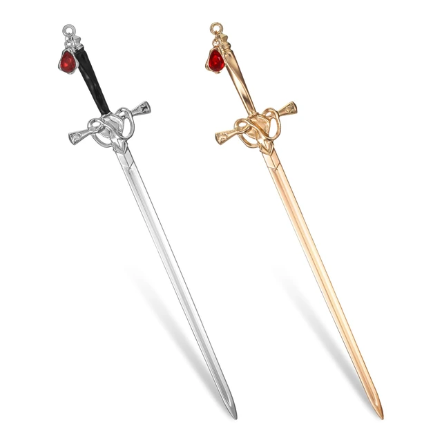 Main image of 2 Pack Letter Openers, Stainless Steel Mail Opener Tool Vintage Decorative Letter Opener Envelope Slitter with Ergonomic Grip Handle Home and Office Mail Supplies (Gold, Silver)
