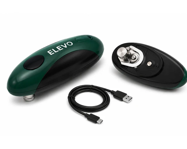 Alt view image 2 of 7 - Electric Can Opener USB-C Rechargeable, Hands-Free Automatic Tin Opener | 360° One-Touch Smooth Edge, Magnetic Lid Lifter & Stuck Lid Remover | Portable & Safe Kitchen Tool