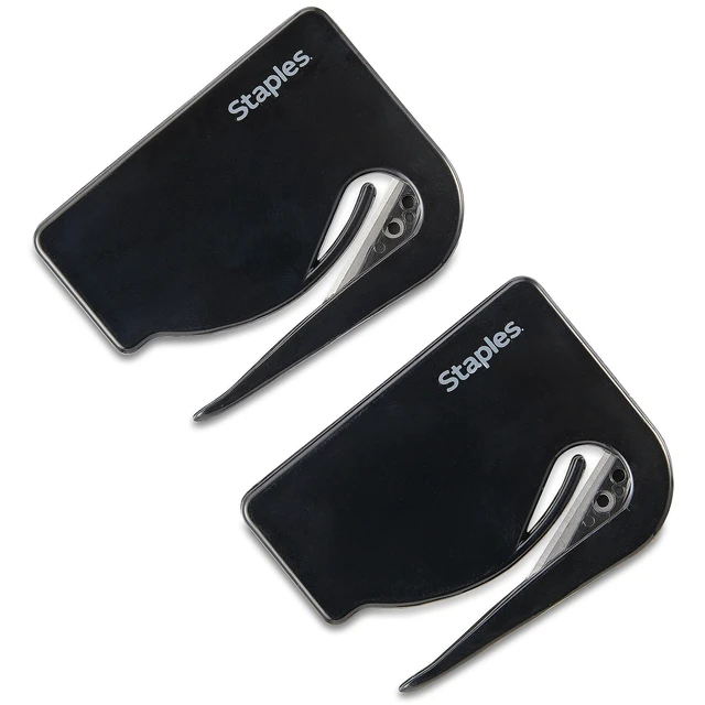 Alt view image 4 of 4 - Letter Openers, 2-Pack, Durable Precision Envelope Openers | Smooth-glide blade for fast, clean opening of everyday office mail.
