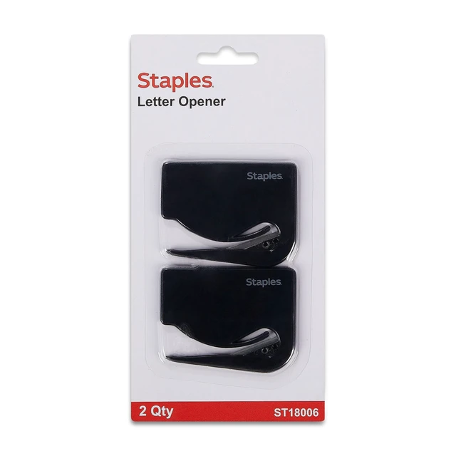Alt view image 2 of 4 - Letter Openers, 2-Pack, Durable Precision Envelope Openers | Smooth-glide blade for fast, clean opening of everyday office mail.