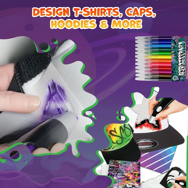Alt view image 6 of 7 - Electric Airbrush Pen, Cordless Rechargeable Electric Airbrush Sprayer, Water Colour Spray Pen, Airbrush Marker Set 12 Colors, Washable Watercolour Paints Pens Art & Crafts Gift for Painting & Drawing