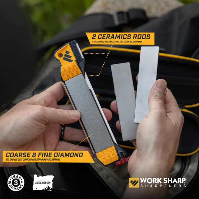 Alt view image 3 of 7 - Guided Field Sharpener Elite with case, Travel Knife Sharpener Tool