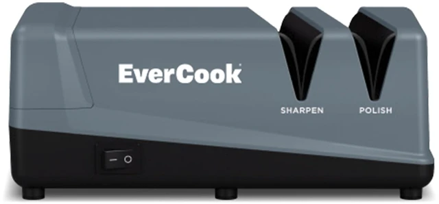 Main image of Precision Electric Knife Sharpener for Kitchen Knives, 2-Stage Sharpening and Polishing, Ceramic Grinding Wheels, and Non-Slip EVA Feet