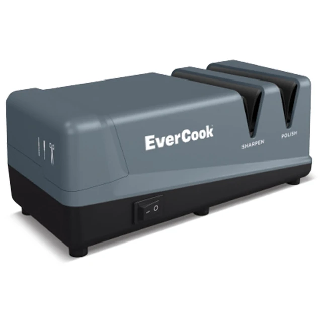 Alt view image 2 of 7 - Precision Electric Knife Sharpener for Kitchen Knives, 2-Stage Sharpening and Polishing, Ceramic Grinding Wheels, and Non-Slip EVA Feet