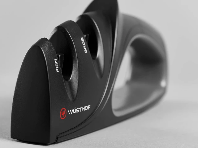 Alt view image 4 of 6 - 2-Stage Hand-Held Sharpener, Black