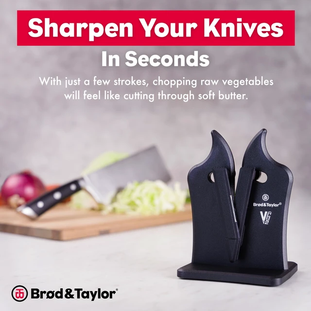 Alt view image 2 of 7 - VG2 Classic Knife Sharpener | 3-Action Tungsten Carbide (Nylon)