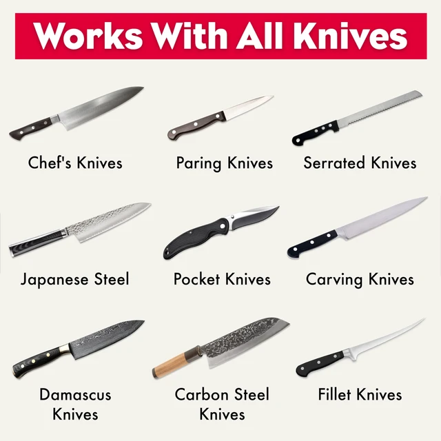 Alt view image 5 of 7 - VG2 Classic Knife Sharpener | 3-Action Tungsten Carbide (Nylon)