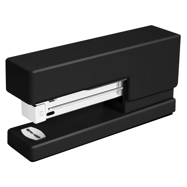 Alt view image 3 of 7 - 1 Desktop Stapler & 1 Tape Dispenser,Black Stapler for Desk | 25 Sheet Capacity with 830 Staples and Staple Remover, Non-Slip for Office,School, Home & Classroom