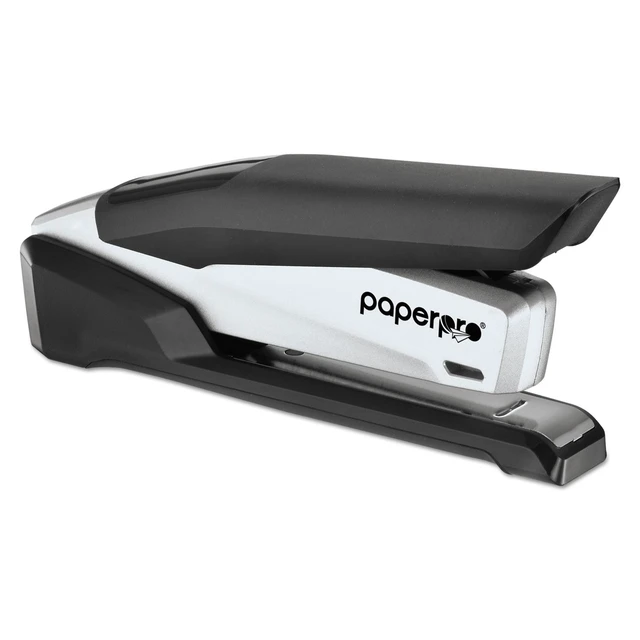 Alt view image 6 of 7 - (Formerly PaperPro) 1110 inPOWER Premium Stapler, 28-Sheet Cap, Black/Silver