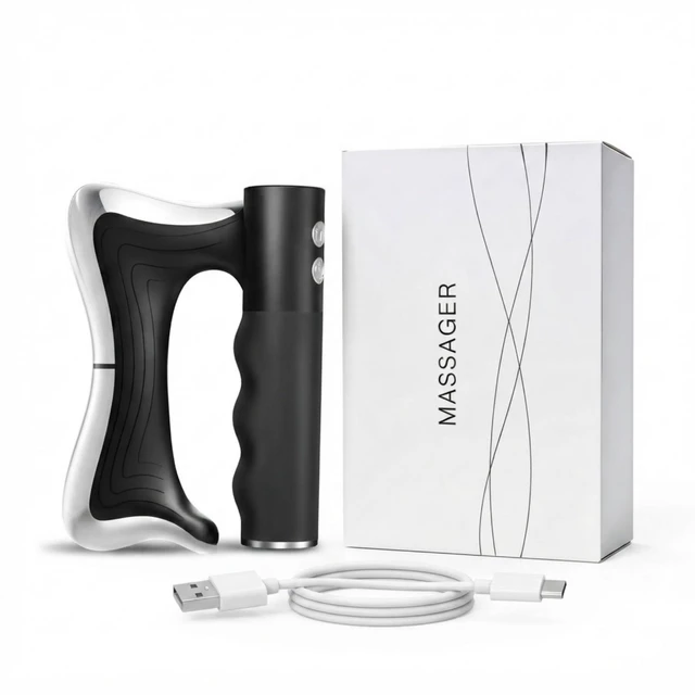 Main image of 3-in-1 Heated Muscle Scraper Tool, Vibration Electric Fascia Knife Massager | Heated Fascia Knife with 3 Modes, Rechargeable Electric Gua Sha Tool, Deep Tissue Fascia Release