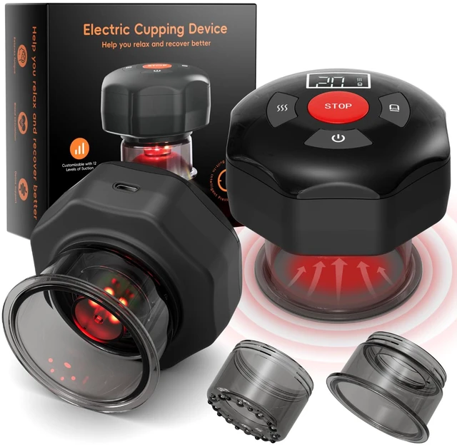 Main image of The Original 5-in-1 Smart Cupping Massager with LED Light-1 Pack | Gua Sha Cupping Set with 12 Suction Levels & 12 Heat for Targeted Muscle Pain Relief, Tighter Skin and Tension, Cupping Kit